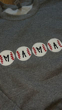 Load image into Gallery viewer, Glitter baseball mama embroidered
