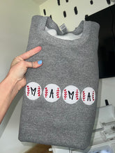 Load image into Gallery viewer, Glitter baseball mama embroidered
