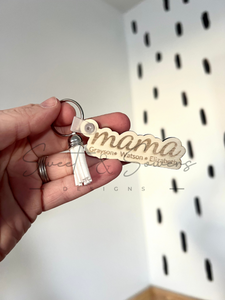 Custom name keychain