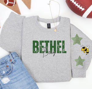 Custom School Grunge with Mascot Sleeve