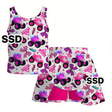 Load image into Gallery viewer, Custom Print Athletic Tank + Skort Set
