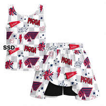 Load image into Gallery viewer, Custom Print Athletic Tank + Skort Set
