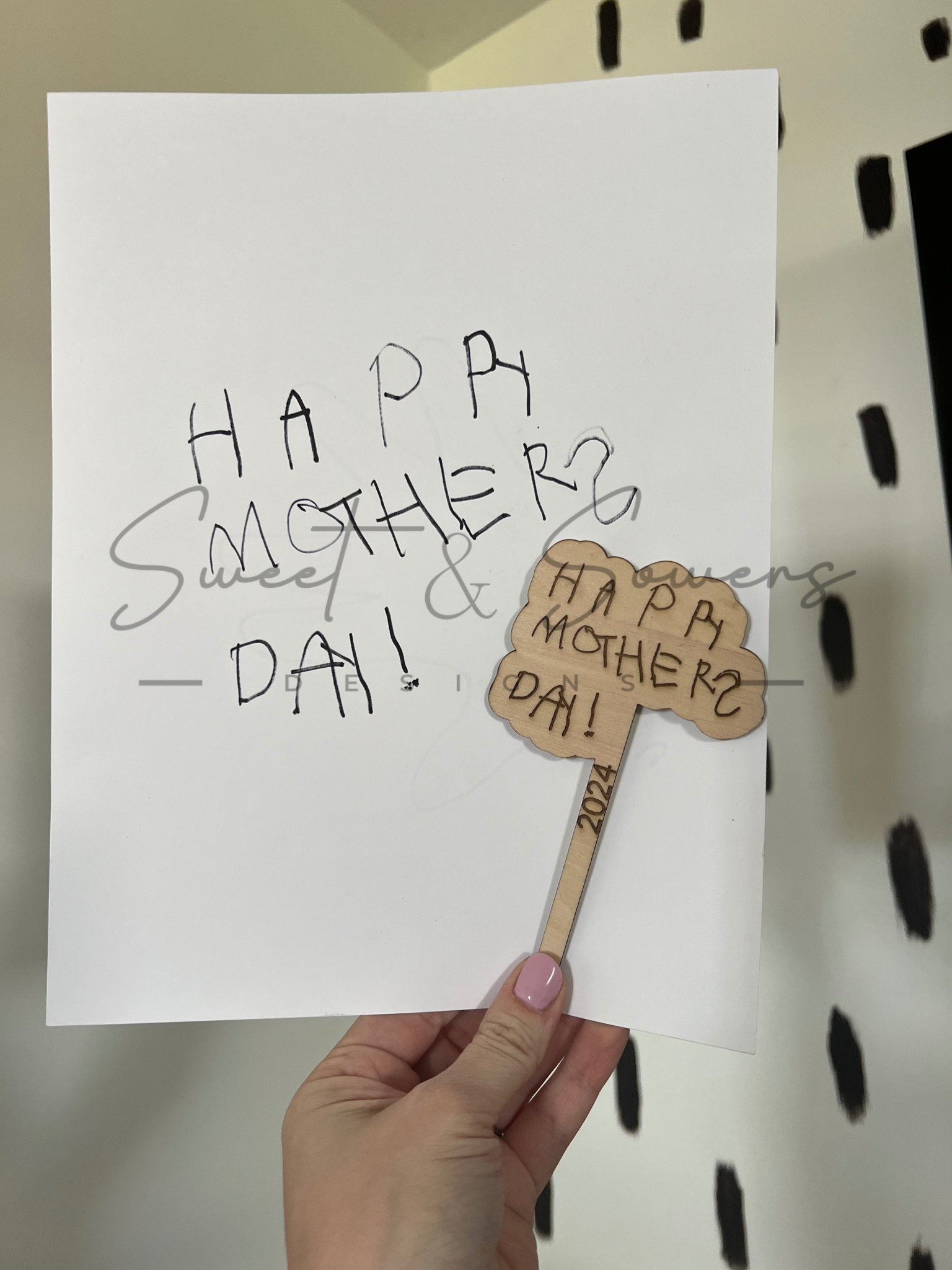 Custom drawing Plant stake – Sweet & Sowers Designs