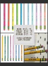Load image into Gallery viewer, Weekend back to school pencils special

