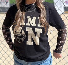 Load image into Gallery viewer, Football mesh long sleeve
