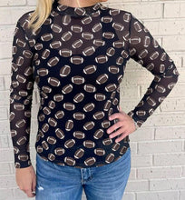 Load image into Gallery viewer, Football mesh long sleeve
