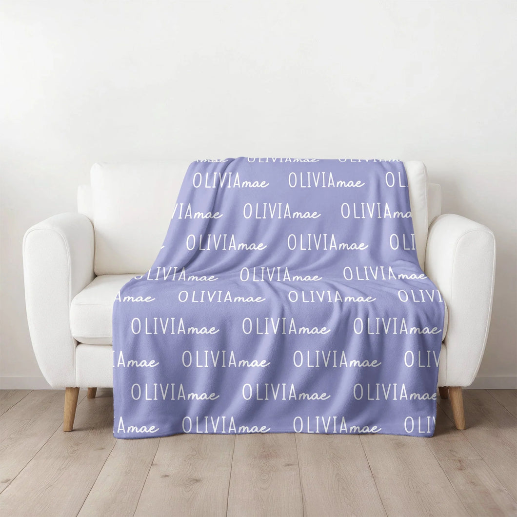 Font duo name blanket