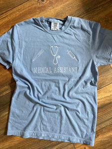 Medical assistant embroidered