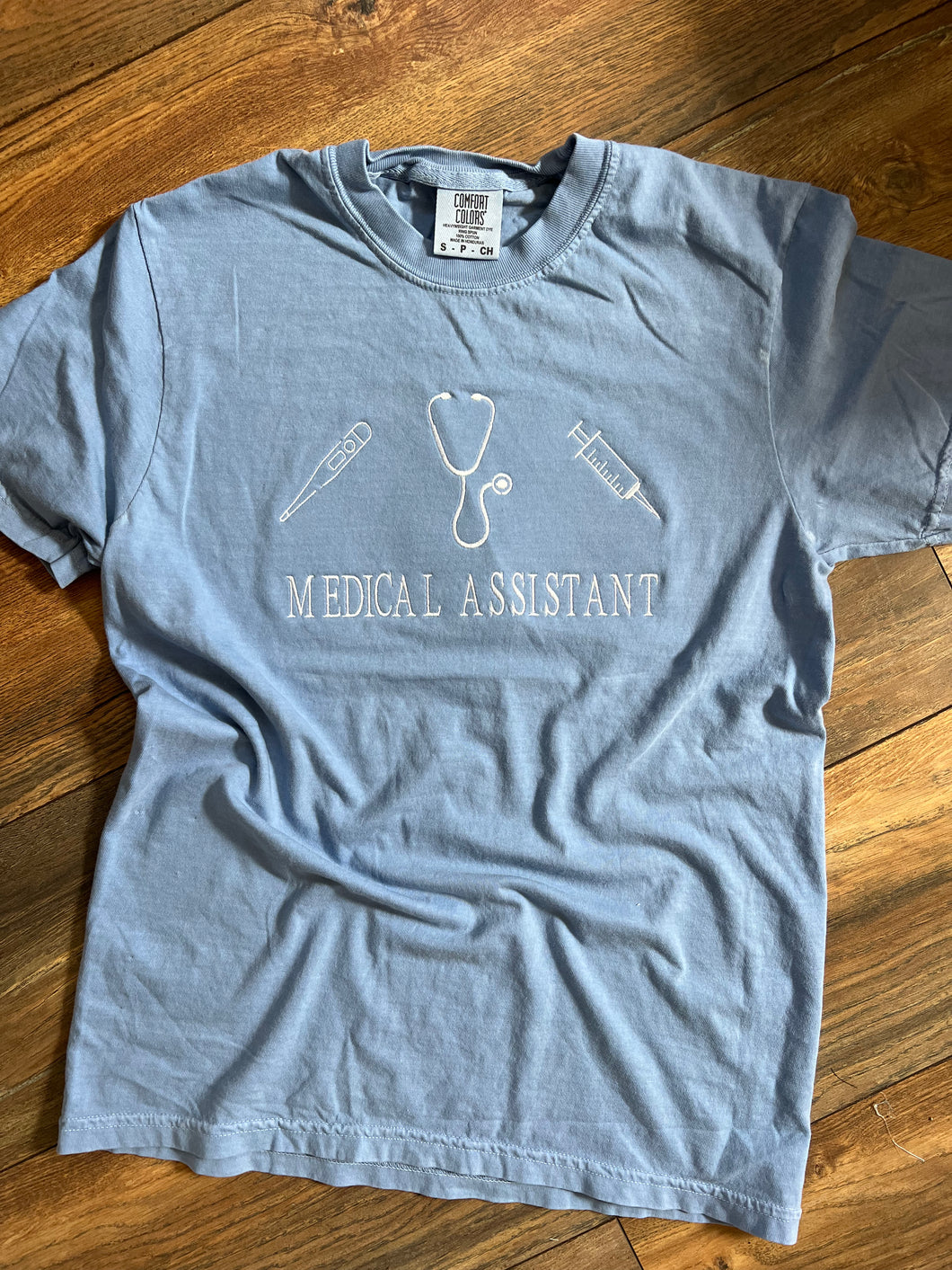 Medical assistant embroidered