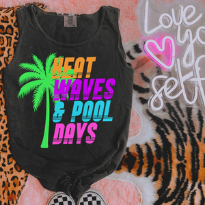 Heat waves and pool days