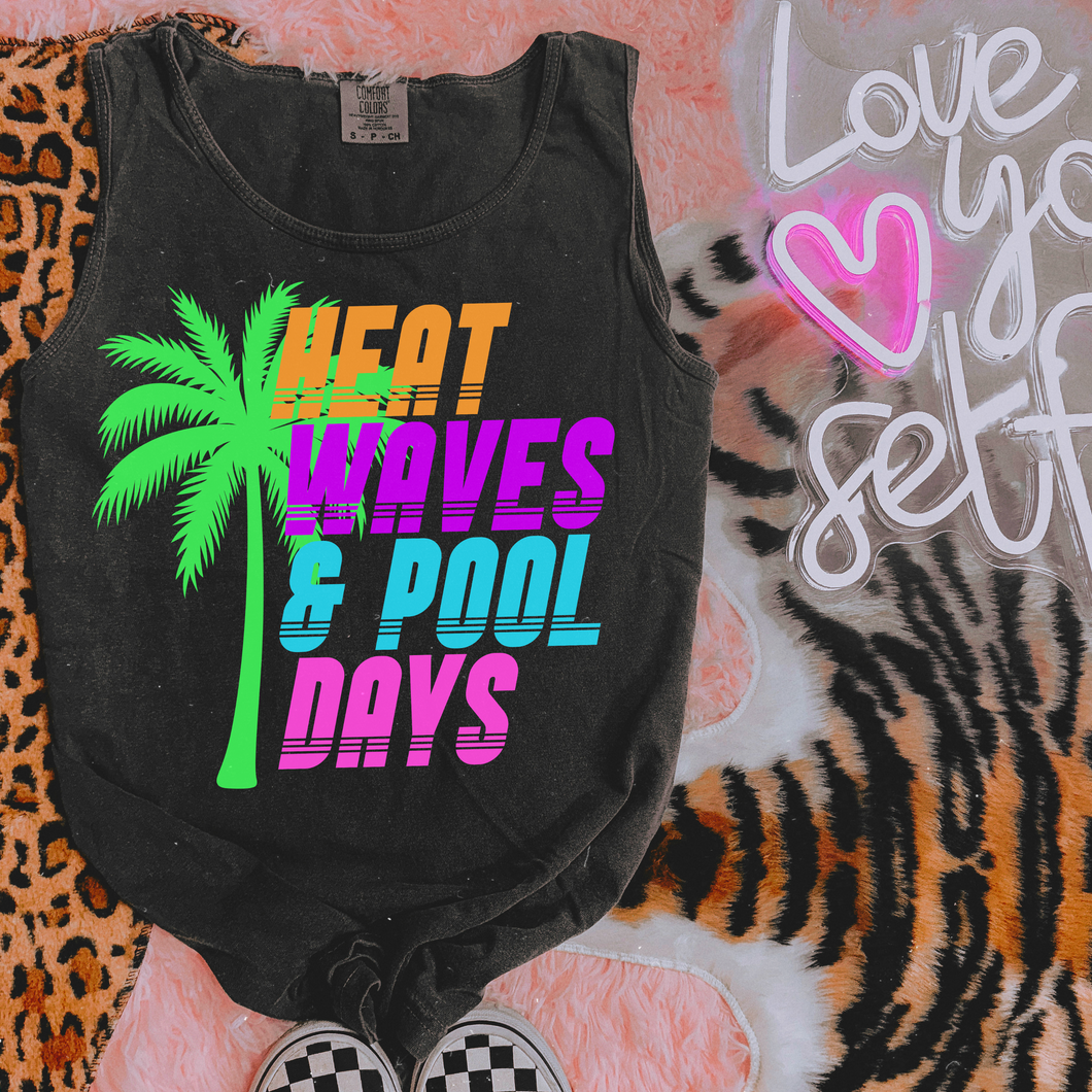 Heat waves and pool days