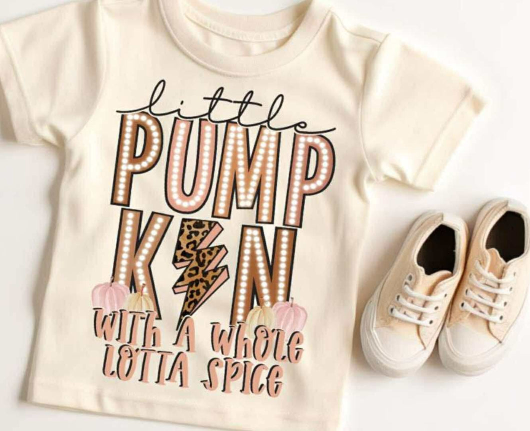 Little pumpkin with a whole lotta spice