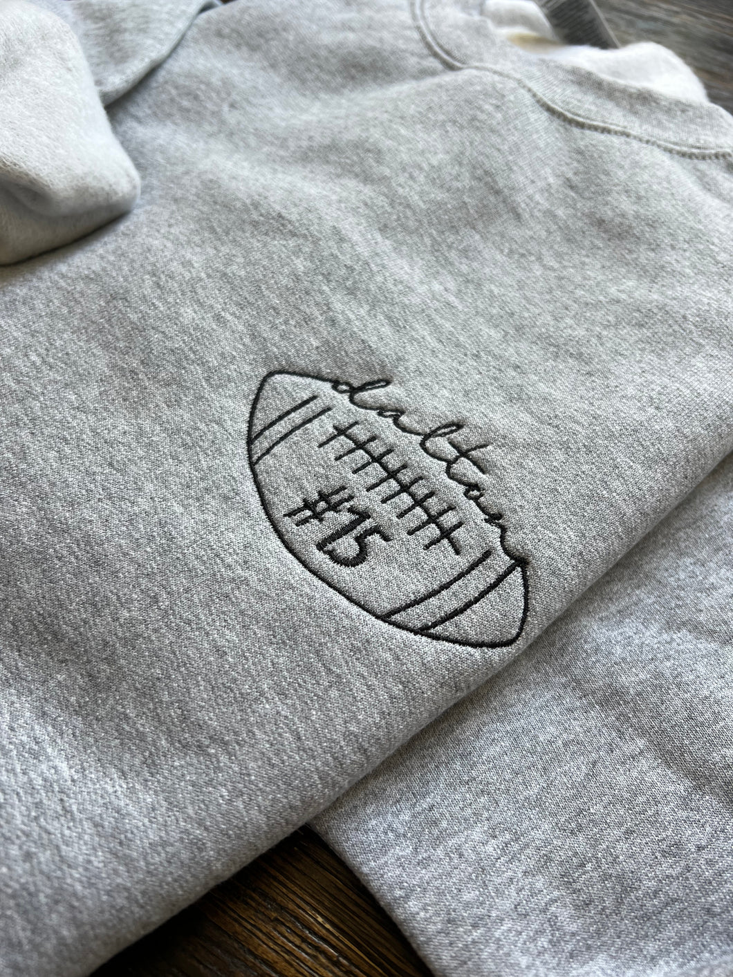 CUSTOM FOOTBALL NAME EMBROIDERED